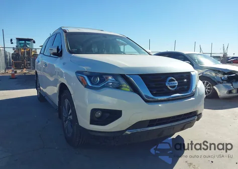 2017 Nissan Pathfinder Sv z USA, uszkodzony, nr VIN 5N1DR2MM6HC633799